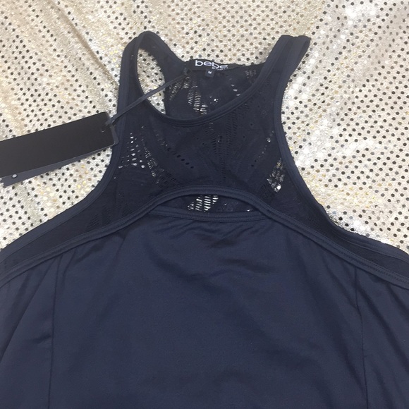 Nwt Bebe lace keyhole workout tank - Picture 5 of 8